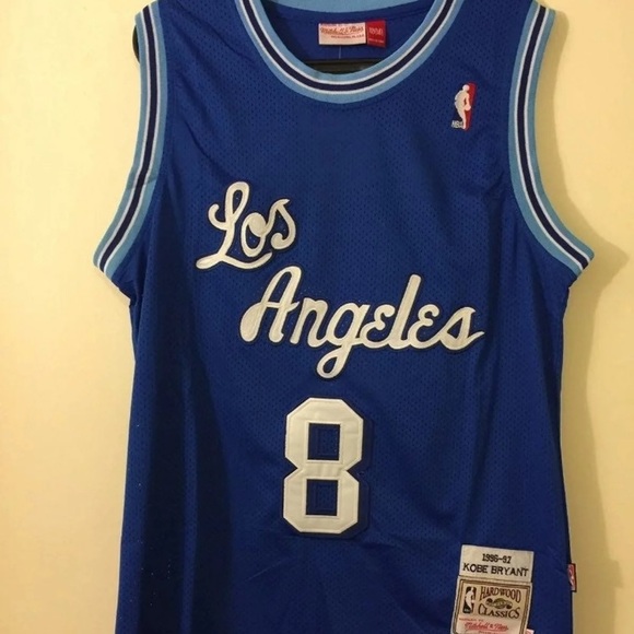 kobe bryant throwback jersey blue